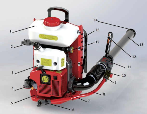 化學泡沫滅火機背負式風水泡沫滅火機 FPM-B-Q-1-1130-8